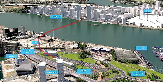 ▲ 영국 ‘실버타운 터널’ 조감도. 사진 = SK건설