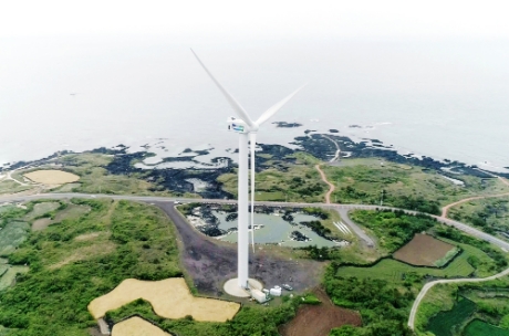 두산중공업의 5.5MW급 해상풍력발전시스템이 국내에서 처음으로 국제인증을 획득했다(사진=두산중공업)