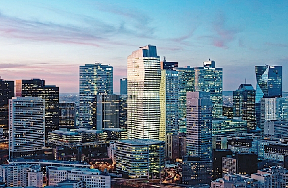 ▲ 프랑스 파리에 위치한 ‘마중가 타워’ 전경. 사진 = 미래에셋대우