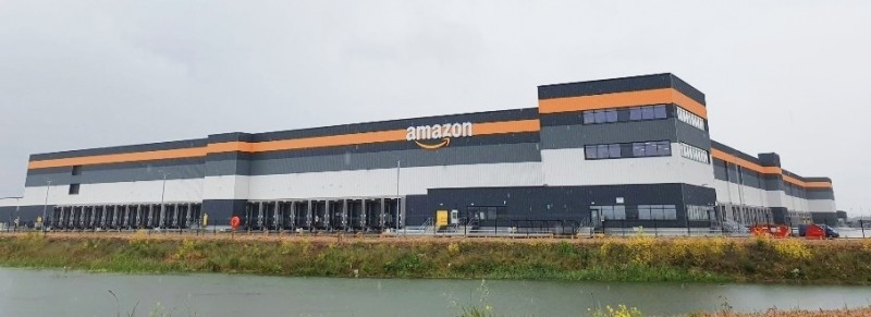 ▲프랑스 파리에 위치한 아마존 물류센터 전경./사진=이지스자산운용