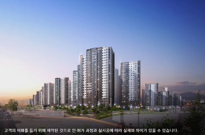 래미안 어반파크 투시도. 사진=삼성물산.