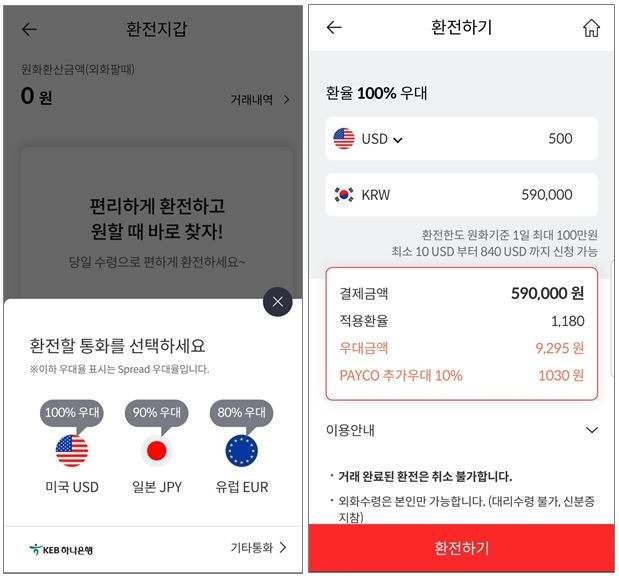 NHN페이코, 환전지갑 서비스 출시