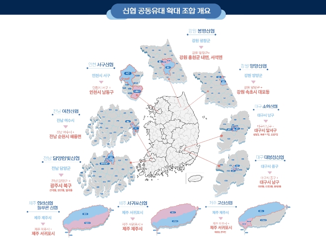 신협중앙회, 지역신협 11곳 공동유대 확대 승인받아