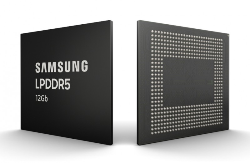 △삼성전자 12Gb LPDDR5 D램/사진=삼성전자