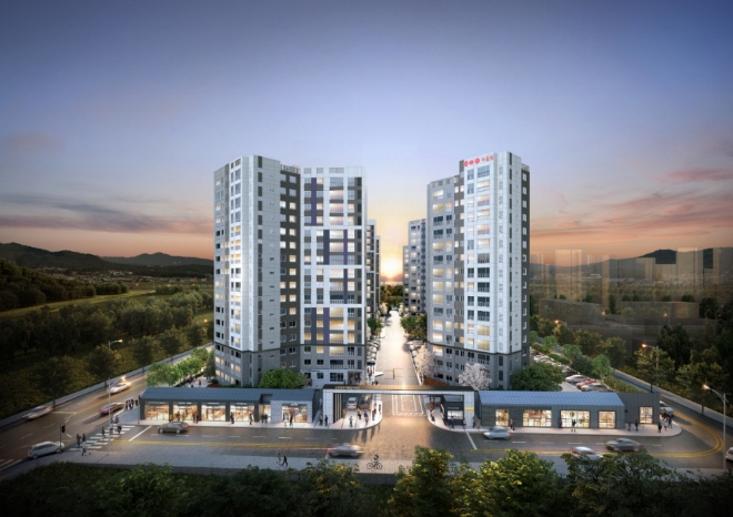 순천 금호어울림 더파크 투시도. /사진=금호산업.