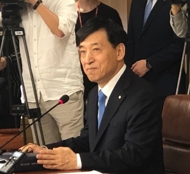 사진=이주열 총재, 한아란 기자 촬영
