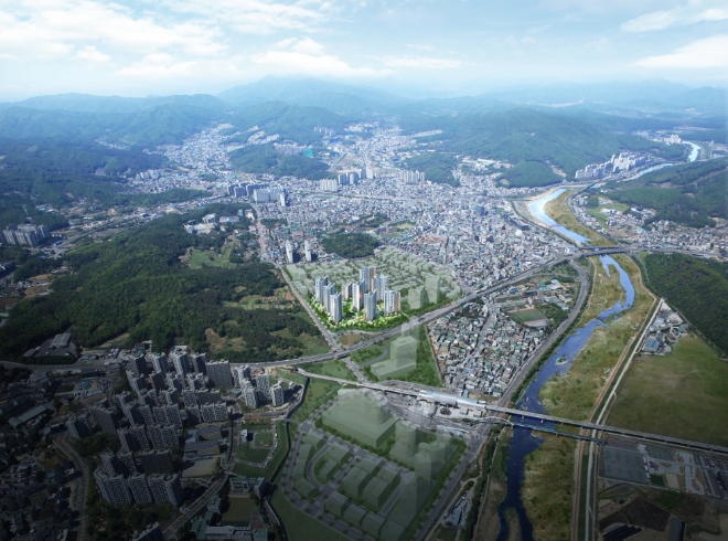 광주역 자연&자이 조감도. 사진=GS건설.