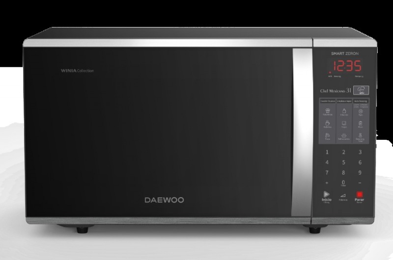 △위니아대우의 셰프 멕시키노 전자레인지 기기의 모습/사진=위니아대우