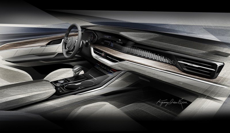 모하비 더 마스터 내장 랜더링.