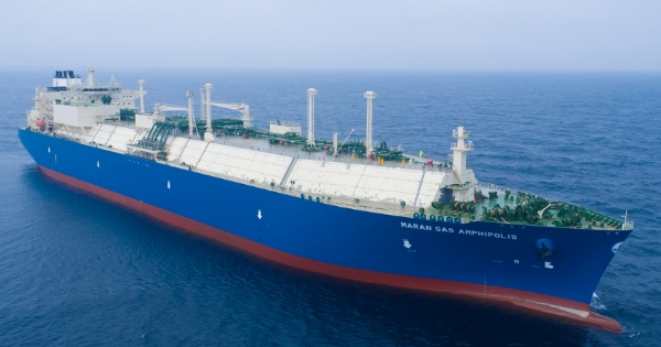 ▲ 대우조선해양이 건조한 LNG운반선. /사진=대우조선해양