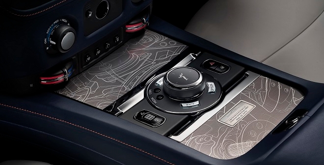 롤스로이스 고스트 제니스 컬렉션 센터콘솔.