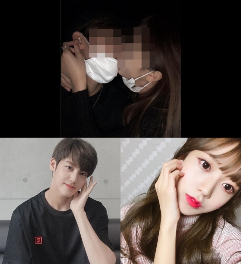 송유빈 김소희 (사진: 온라인 커뮤니티, 송유빈 김소희 SNS)