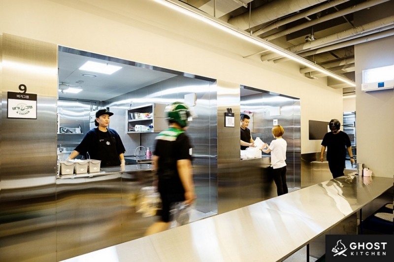 △고스트키친 강남역점의 모습/사진=오승혁 기자(자료 편집)