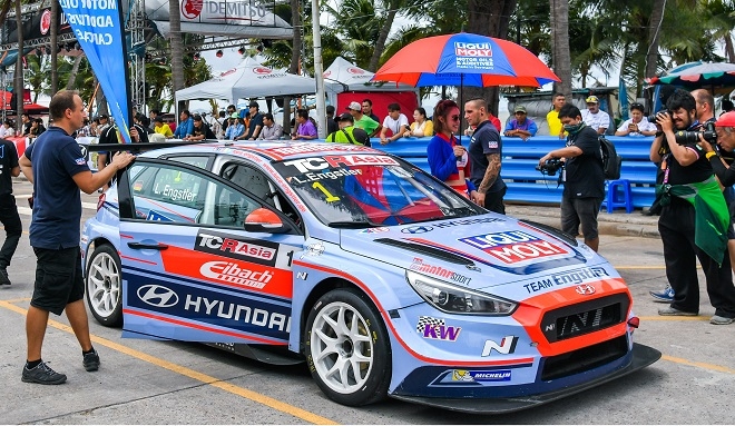 현대차 경주차 'i30N TCR'. (사진=현대차)