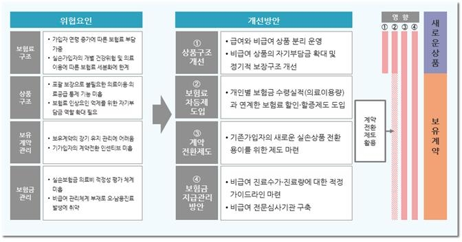 △실손보험의 위험요인 및 개선방안 / 자료=보험연구원