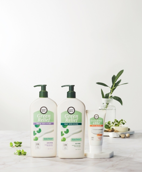 해피바스, 그린릴리프 저자극 바디로션·고보습 핸드크림 출시