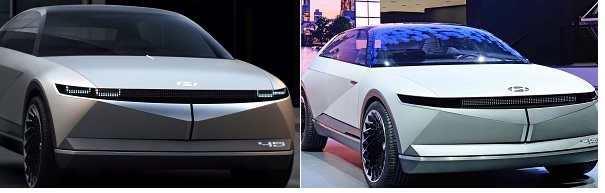 EV콘셉트카 45 '키네틱큐브 램프'.