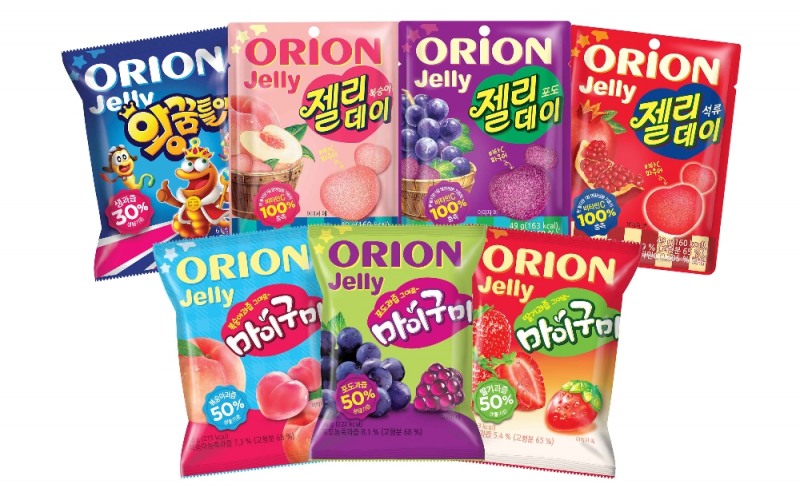 오리온 젤리 통합브랜드 '오리온젤리' 제품 이미지. /사진제공=오리온