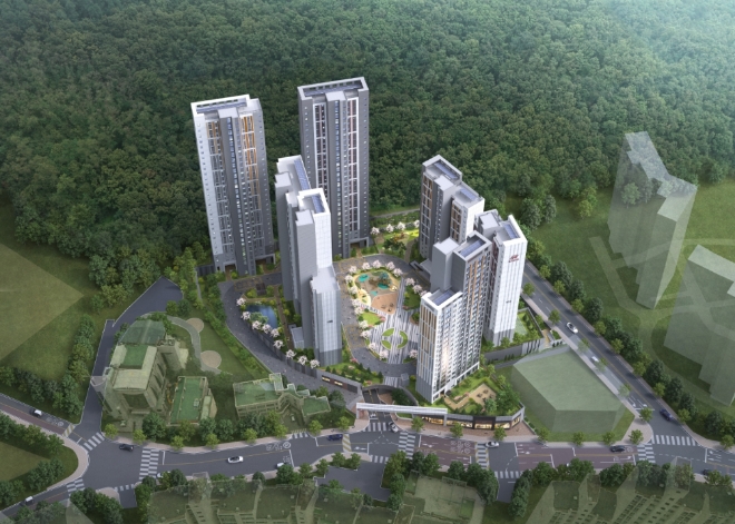 현대건설 힐스테이트 비산 파크뷰 조감도. /사진=현대건설