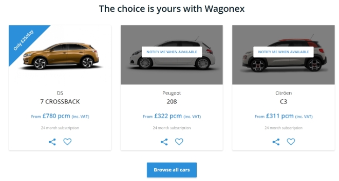 사진 = Wagonex 홈페이지 갈무리