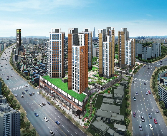 ▲ 하나자산신탁이 임대 관리하고 있는 신당파인힐하나유보라. 사진 = 하나자산신탁