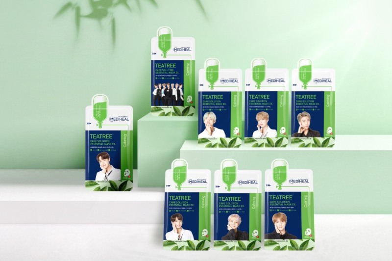 메디힐, 방탄소년단 콜라보 티트리 마스크팩 선런칭