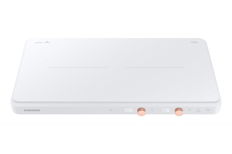△삼성전자 인덕션 더 플레이트 화이트 색상의 모습/사진=삼성전자