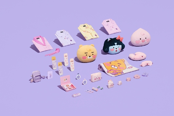▲ 카카오프렌즈 트와이스 에디션 상품의 모습.
