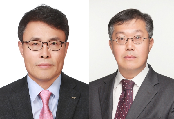 ▲(왼쪽부터) 임재준 신임 한국거래소 유가증권시장본부장, 조효제 신임 파생상품시장본부장./ 사진=한국거래소