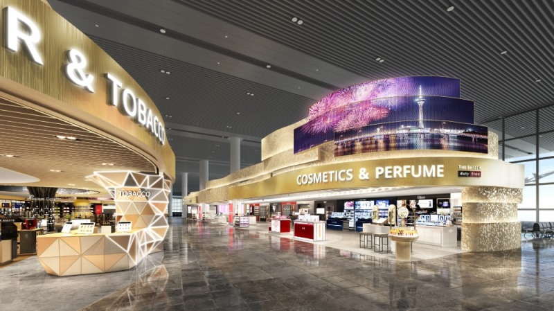 마카오 국제공항 면세점 내부. /사진제공=호텔신라