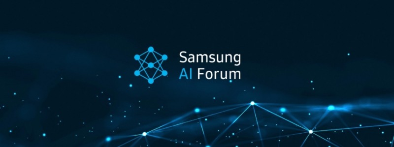 △삼성전자 삼성리서치가 주관하는 삼성 AI 포럼 2019 둘째 날 홍보물/사진=오승혁 기자(자료 편집)