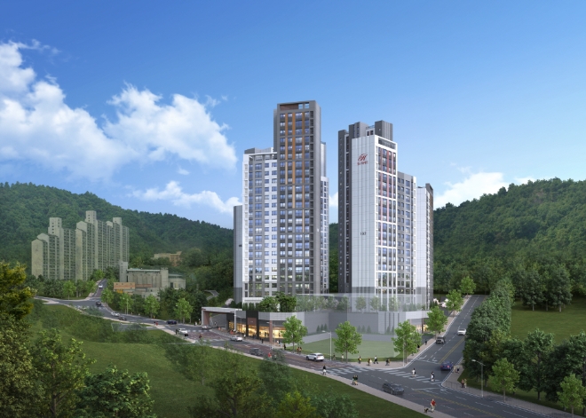 현대건설 힐스테이트 비산 파크뷰 투시도. 제공=현대건설