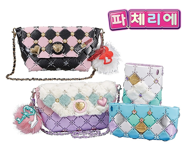 손오공은 어린이가 직접 만드는 DIY(Do it Yourself) 완구 파체리에 ‘그랑데’와 ‘레이디 숄더백’을 출시한다. /사진=손오공.