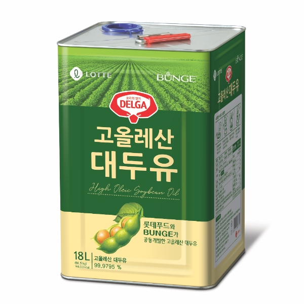 롯데 고올레산 대두유 이미지. /사진제공=롯데푸드