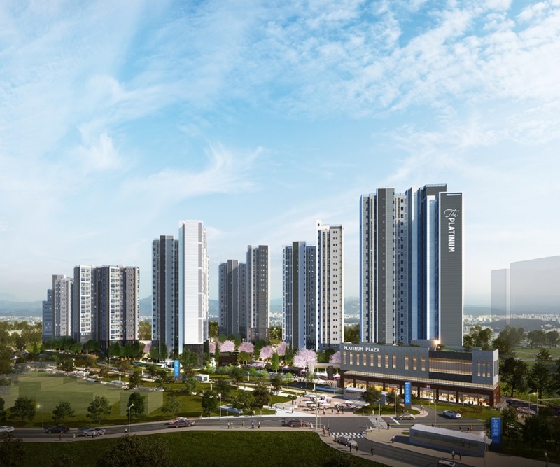 쌍용 더 플래티넘 오목천역 조감도(사진:브릭커뮤니케이션)