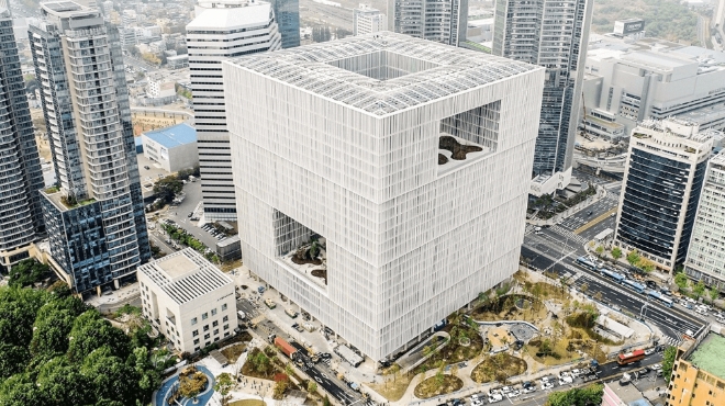 아모레퍼시픽 사옥 전경. 제공=현대건설