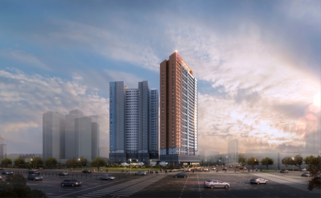 해링턴 플레이스 만촌(대구) 투시도.