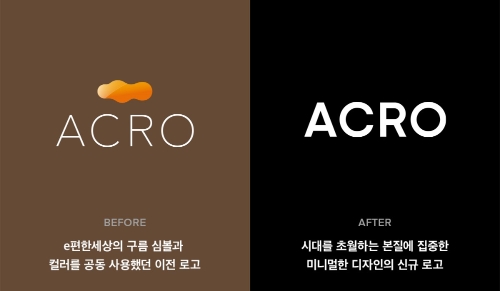 대림산업 아크로(ACRO), 20년 만에 구름 떼고 BI 변경