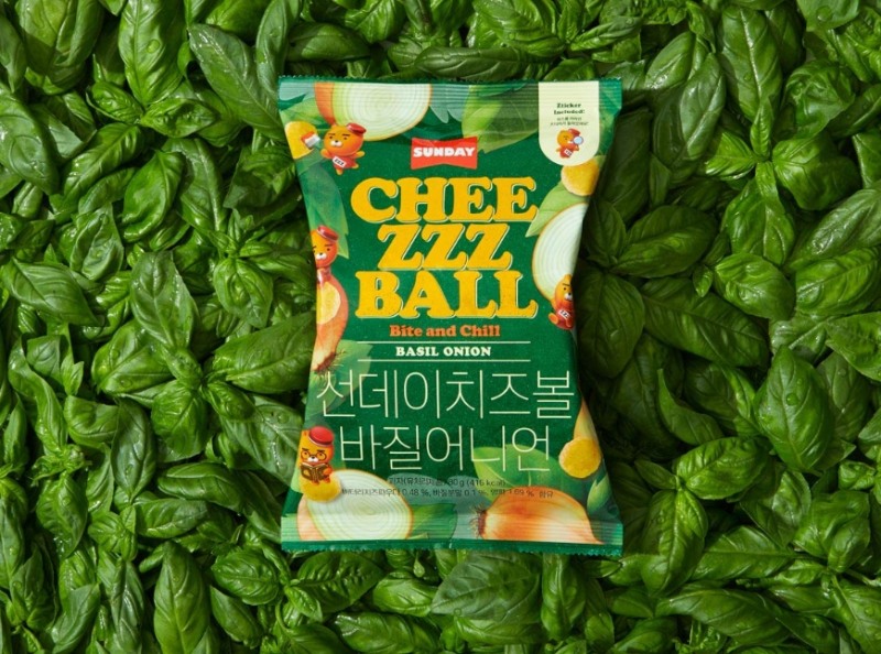 △선데이치즈볼 바질 어니언/사진=카카오IX