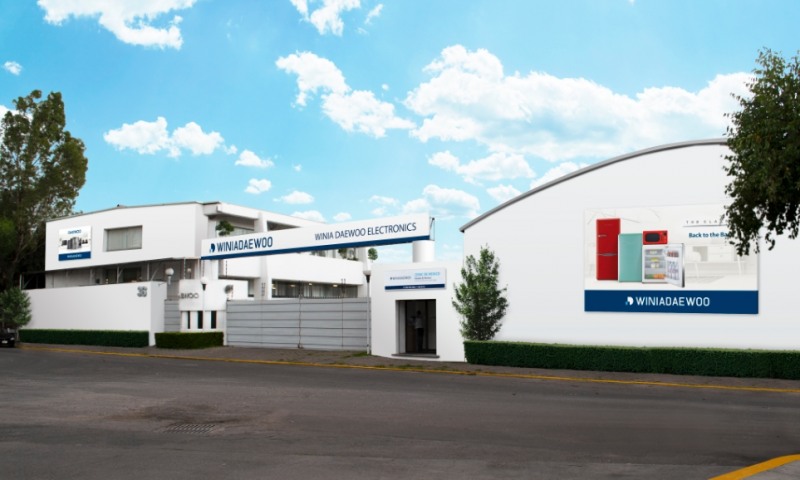 △위니아대우 멕시코 현지 공장의 모습/사진=위니아대우