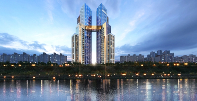 신반포18차 337동 재건축 조감도. 제공=포스코건설