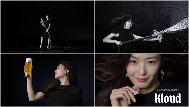 롯데주류, 전지현 기용 '클라우드' 새 광고 온에어