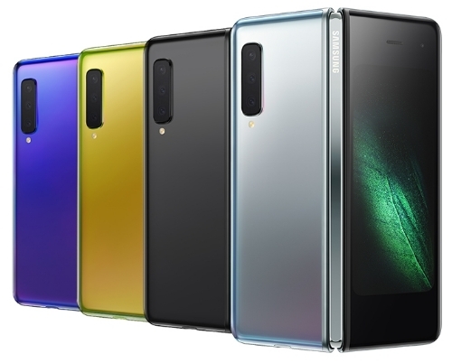 △삼성전자 갤럭시 폴드 기기 모습/사진=삼성전자