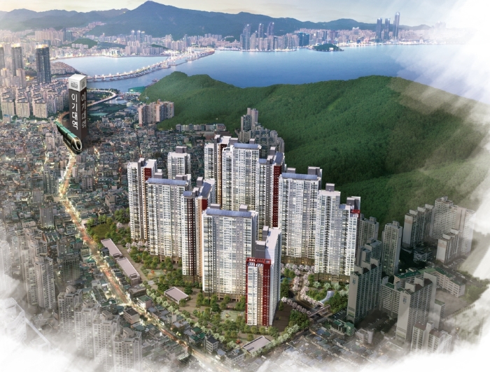 데시앙 해링턴플레이스 파크시티(부산) 조감도. /사진=해당 홈페이지 캡쳐.