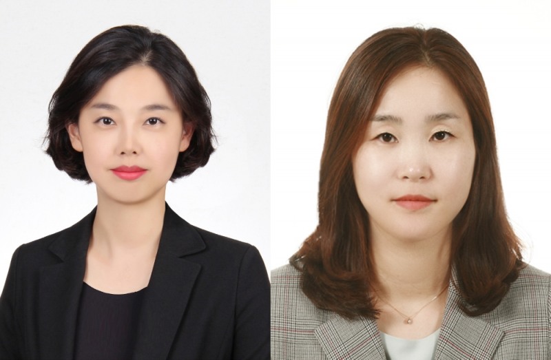 (왼쪽부터) 신규 임원으로 승진한 심미진 상무와 임이란 상무. /사진제공=LG생활건강