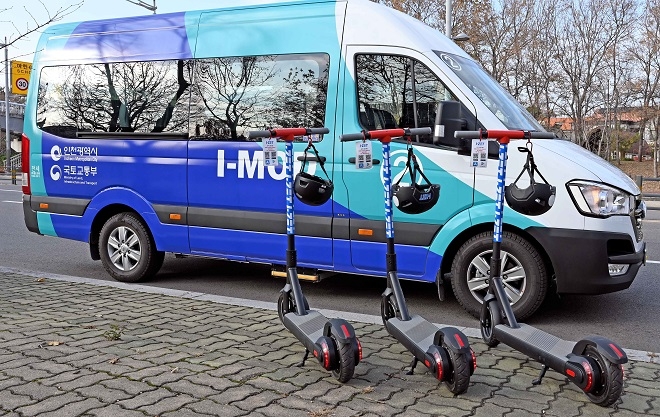 I-MOD 차량과 I-ZET 킥보드. (사진=현대차)