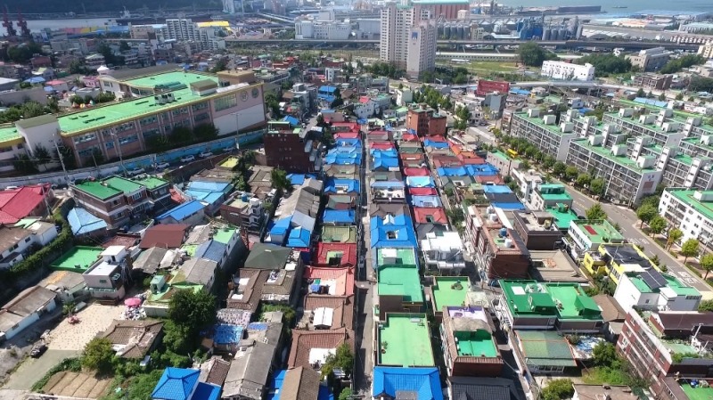 ▲인천 중구 송월 주택재개발구역 일대./사진=코람코자산신탁