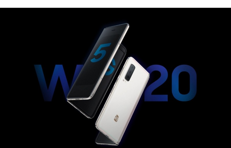삼성전자 갤럭시 폴드 5G 중국 한정판 기기 모습/사진=삼성전자 중국