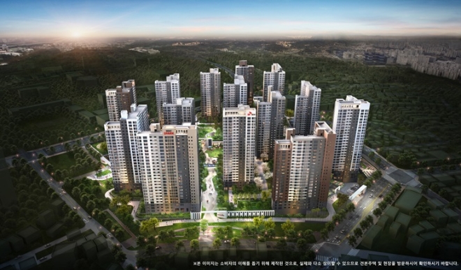 광주 계림 아이파크 SK뷰 조감도. /사진=HDC현대산업개발.