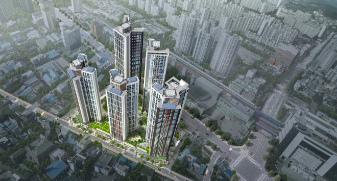 힐스테이트 대구역 조감도. 제공=현대건설